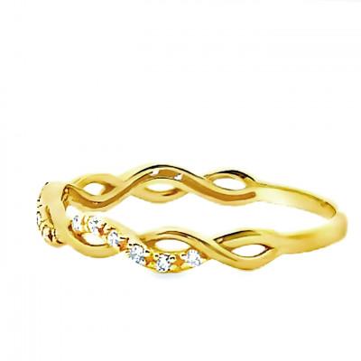 ふるさと納税 笛吹市 K18 ツイストデザインダイヤリング 0.08CT RADR-6903DI-Y #6 |  | 01