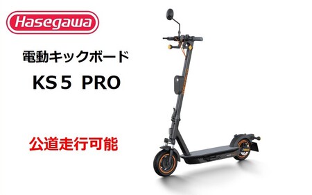 【訳あり/モデルチェンジ】【長谷川工業（Hasegawa)】公道走行が可能な電動キックボード KS5 PRO ２台　電動モビリティ 折り畳み 700-1