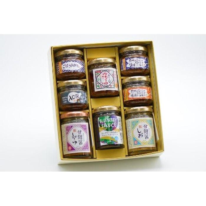 【ふるさと納税】590.【お中元・お歳暮　のし付】ご飯のおとも甘麹のセット | おかず 食べる香味ラー油 ごぼう肉みそ ちりめんじゃこ 鳥取らっきょう 甘麹醤 ご飯 ごはん 白米 米 鳥取県 北栄町 おすすめ 人気 ギフト 贈り物