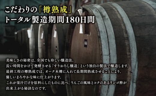 【10/1～掲載終了予定につき寄附金額を見直しました】≪3ヶ月定期便≫ ハチミツ入りリンゴ酢 500ml×1本 