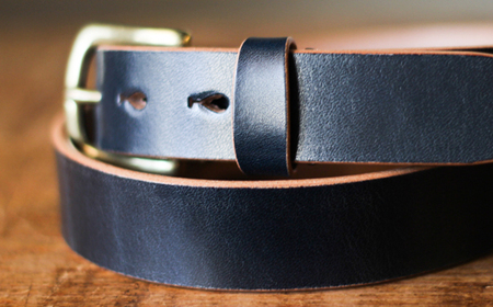 【minca】幅30mmベルト/34インチ  栃木レザーの希少な「ハーネスレザー」使用の贅沢な1枚革のレザーベルト/ブラック/HL-B01/BLACK/minca　579【小物 ファッション 人気 おすすめ 】