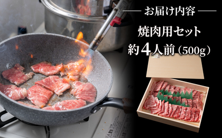 小田切牧場 信州プレミアム牛特選 焼肉セット（500g）