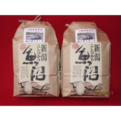 ふるさと納税 十日町市 魚沼産コシヒカリ　2kg×2