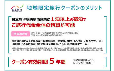 福岡県直方市 日本旅行 地域限定 旅行クーポン 15,000円