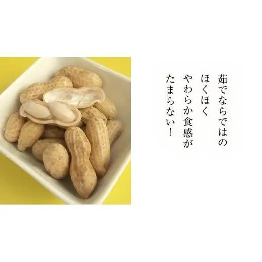 牛久市産 茹で 落花生 300g × 3袋 セット 計900g