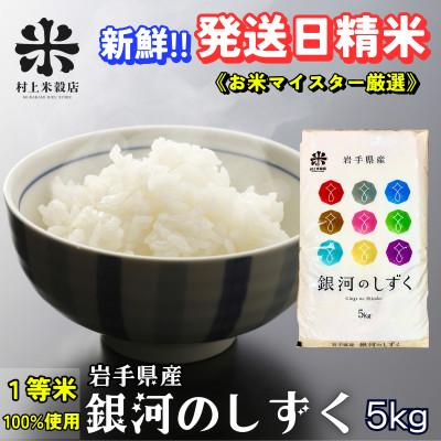 ふるさと納税 盛岡市 【毎月定期便】《特A7年連続受賞中!》盛岡市産銀河のしずく 5kg全2回