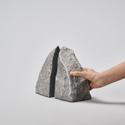 ふるさと納税 高松市 RS - ROCK END / XL / komame|庵治石ブックエンド |  | 01