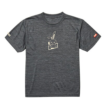 【ふるさと納税】JTTA公認　卓球ユニフォーム【男女兼用(ドライ):Mサイズ】うさぎ　チャコール【1511473】