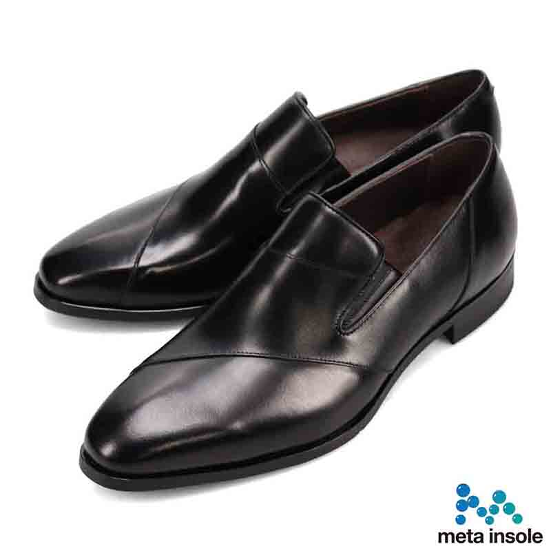 【ふるさと納税】madras(マドラス) 紳士靴 meta insole搭載 M603AMT 黒 ブラック 牛革 本革 日本製 レザー 姿勢補正 歩行 サポート メンズ 通勤 冠婚葬祭 ギフト