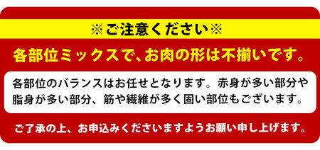 《訳あり》鹿児島県産 豚肉 切り落とし (計4kg・500g×8P) 【スターゼン】starzen-6076-08