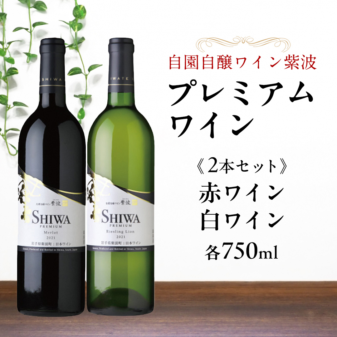 産地限定 ワインぶどう品種使用 自園自醸ワイン紫波 プレミアムワイン2本セット 紫波町産 テロワール ワイン (AL046-1)