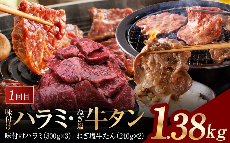 アキラ商店 肉三昧 総量 4kg以上 定期便 全4回【毎月配送コース お楽しみ 焼肉 ていきびん 焼くだけ 小分け BBQ やきにく 数量限定】 099Z127