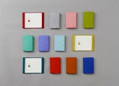命名指輪【葉月　八月】 出産祝い ベビーリング 記念品 お守り リング 綴織 AQ-0019-08