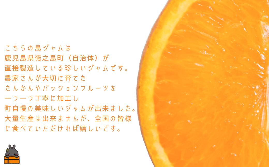 徳之島のしあわせ島ジャム200g（たんかん＆パッション）( ジャム パン フルーツ 果物 たんかんジャム 徳之島 奄美 鹿児島 美農里館 )