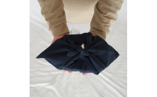 あづま袋 Sサイズ 1セット カラー 紺 お弁当袋に。 ／ Maco エコバッグ 風呂敷 手ぬぐい 奈良県 田原本町