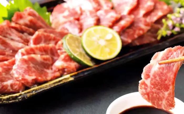 熊本 馬刺し 霜降り (中トロ) 計約500g(約50g×10個) 馬刺し[AYAN034]