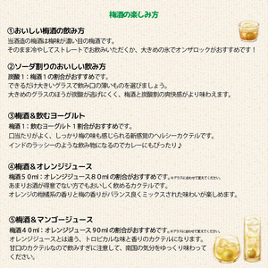 梅酒 治三郎 720ml 辛口 お酒 酒 リキュール アルコール 25% 梅  国産 吉野川市 徳島県 ドリームチーム