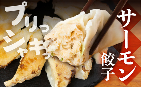 【先行予約】あつみのサーモン餃子 2袋 ご当地 サーモン