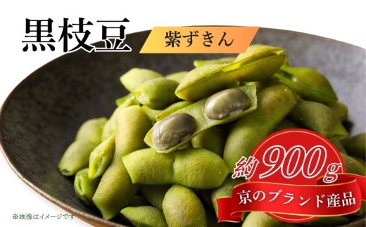 【先行予約】京のブランド産品 黒枝豆「紫ずきん」 秀品 約900g (1袋180g×5袋)（丹波黒大豆 夏野菜 夏 枝豆 えだまめ 黒大豆 まめごはん 豆ごはん サラダ 天ぷら 京野菜 野菜 旬野菜 枝豆 大豆 ビール おつまみ 肴 あて 京都 丹波 JA JA京都 京都府