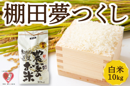佐藤ファーム 棚田夢つくし 白米10kg【2026年9月下旬より順次発送予定】 夢つくし こめ お米 コメ ごはん ご飯 送料無料 福岡県 うきは市