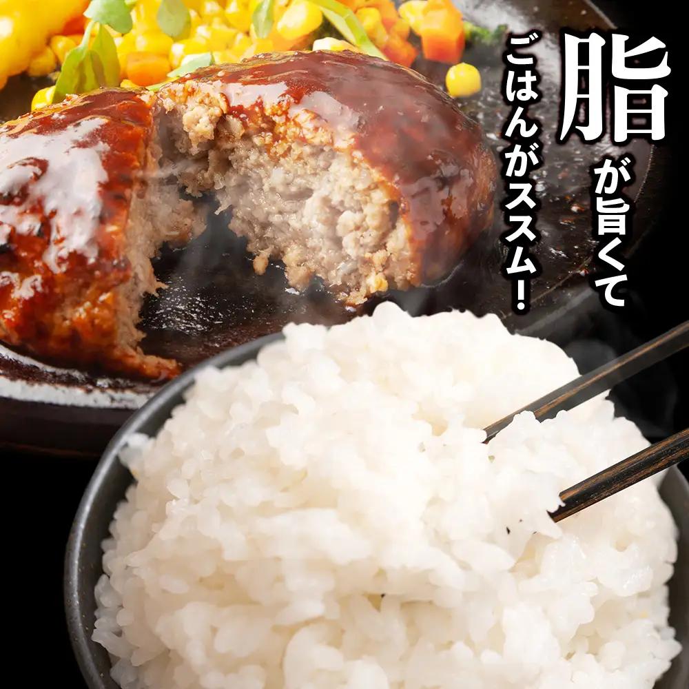 【定期便３ヶ月】国産100％白老合挽ハンバーグ150g×12 BV025