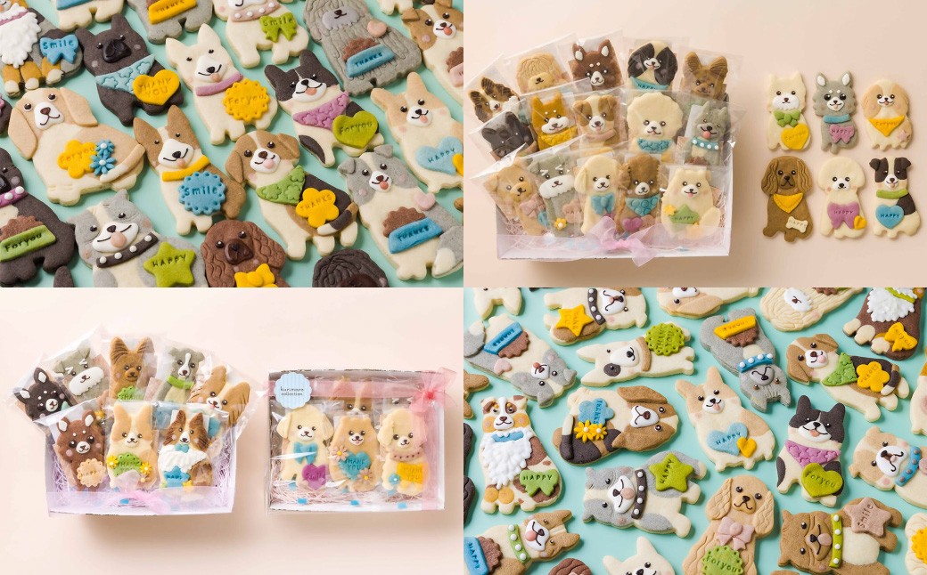 kurimaro collection クッキーアート 夢の100枚セット クッキー お菓子 アイシング 可愛い かわいい 焼き菓子 プレゼント 動物 どうぶつ 常温