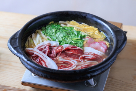 【そらをあおぐ】ミシュランシェフが手がけた猪鍋セット4人前 | 兵庫県 丹波篠山市 