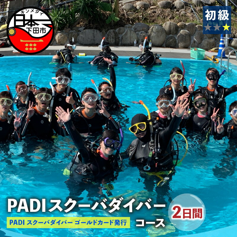 【ふるさと納税】 ダイビング 資格取得 海 PADI ライセンス コース 2日間 ライセンス保持者 アウトドア スポーツ アクティビティ マリンスポーツ レジャー 静岡 伊豆 下田 ドラゴンレディ