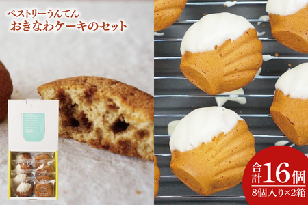 BN001-1　【ペストリーうんてん】おきなわケーキのセット 8個入り×2