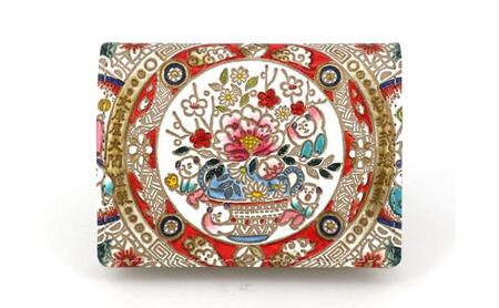 小銭入れ 文庫屋大関 箱まち 唐子【皮革工芸品】 小銭入れ