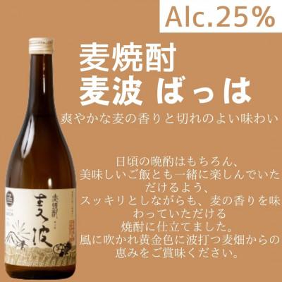 ふるさと納税 豊後大野市 焼酎 麦波(ばっは) 計8.64L (720ml ×12本) 25度 セット |  | 01