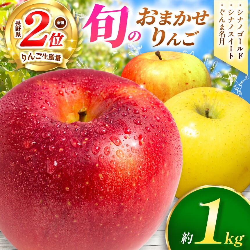 【ふるさと納税】【2025年 先行予約】旬のおまかせりんご 約1～10kg (3～40玉)【シナノゴールド・シナノスイート・ぐんま名月から旬のりんごをお届け】| 果物 くだもの フルーツ 林檎 りんご リンゴ シナノゴールド シナノスイート ぐんま名月 長野県 塩尻市