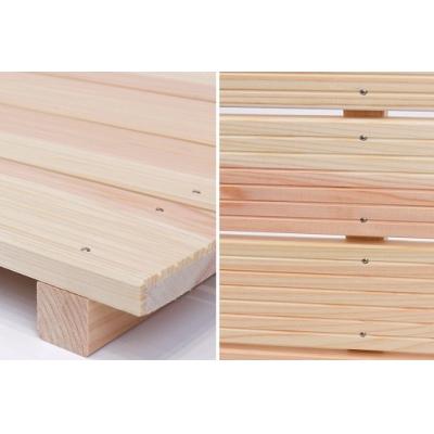 ふるさと納税 熊野市 すのこ 85cm x 59.5cm 溝彫り 滑り止め 8枚打ち 紀州産 総ひのき製 職人手作り |  | 03