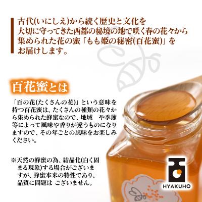 ふるさと納税 西都市 西都市産はちみつ 国産百花蜂蜜「森の蜜もも姫」200g×2[2584] |  | 03