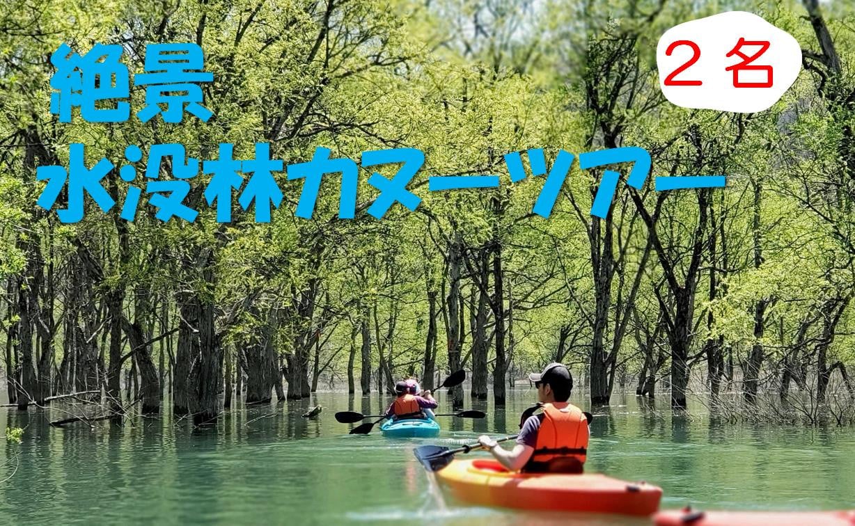 
            絶景 水没林カヌーツアー（2名様）※3月下旬から5月下旬　
          