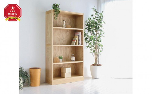 
旭川家具　山室家具製作所　プロト No.416オープン棚　ナラ
