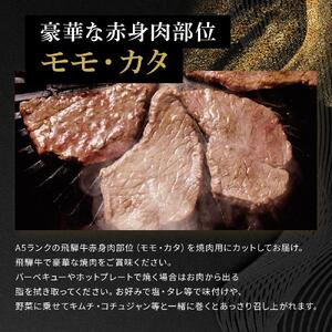 飛騨牛Ａ5 赤身肉 焼肉用 600g （300g×2パック） モモ 又は カタ 肉 ｜国産 肉 牛肉 焼肉 和牛 黒毛和牛 赤身 グルメ A5等級 おすすめ AD124 【飛騨牛 和牛ブランド 飛騨牛