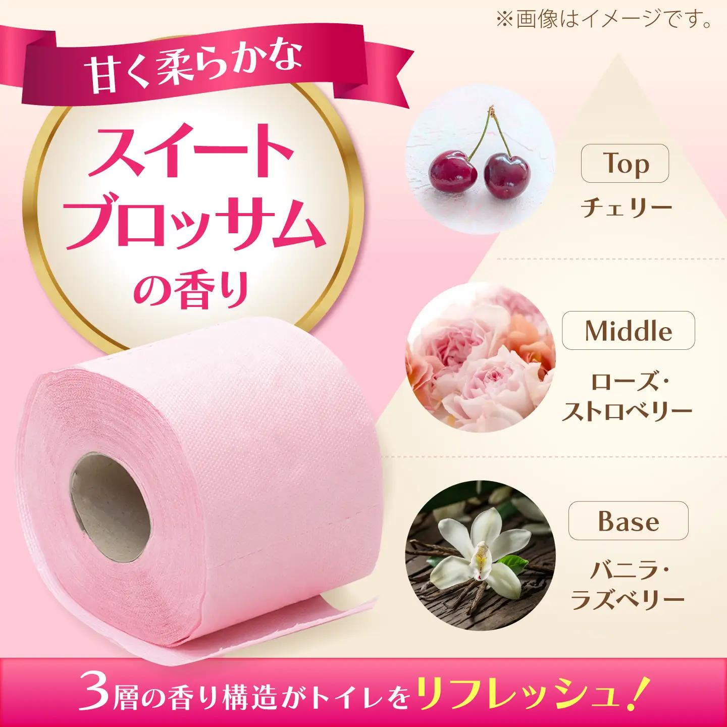 トイレットペーパー 2倍巻き ダブル 24ロール /トイレットティシュー 香り 匂い 日用品 紙 / 佐賀県 [41AHAA002]