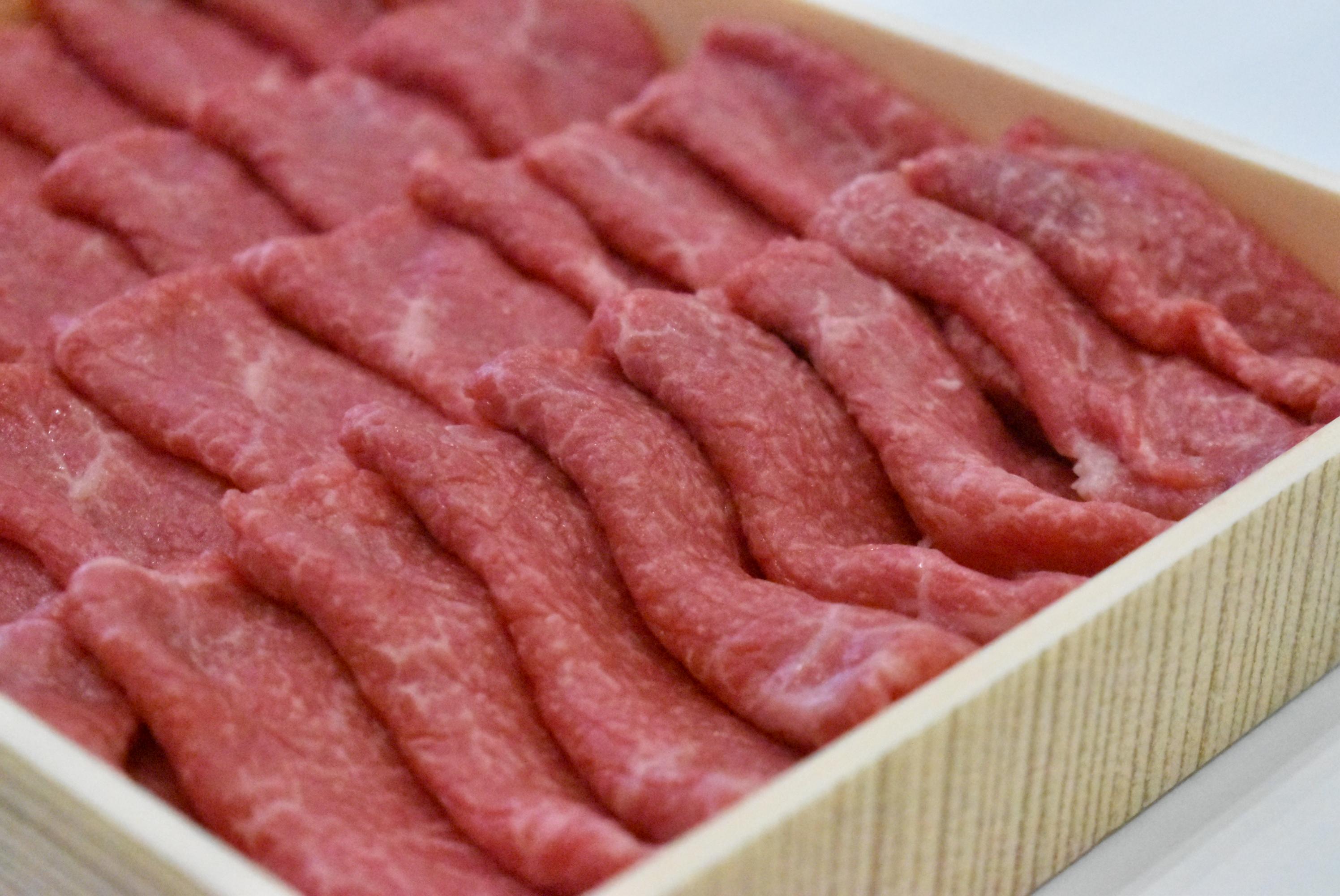宮崎黒毛和牛『こゆ牛』すき焼き用 計600g 赤身肉 A4等級以上【B126】_イメージ4