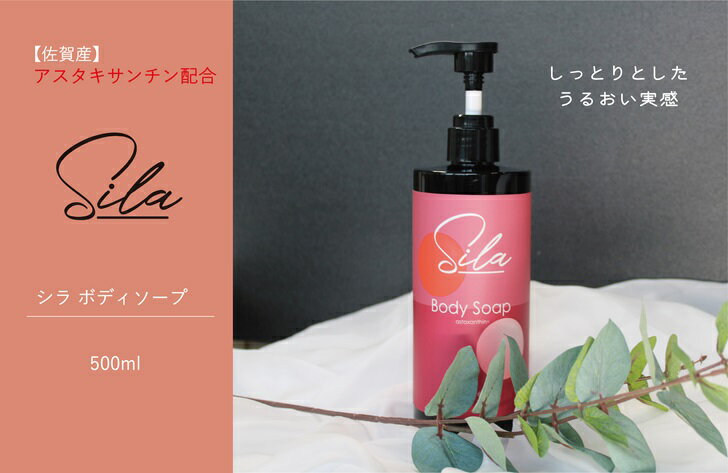 【ふるさと納税】Sila ボディソープ【佐賀産アスタキサンチン配合】：B100-061