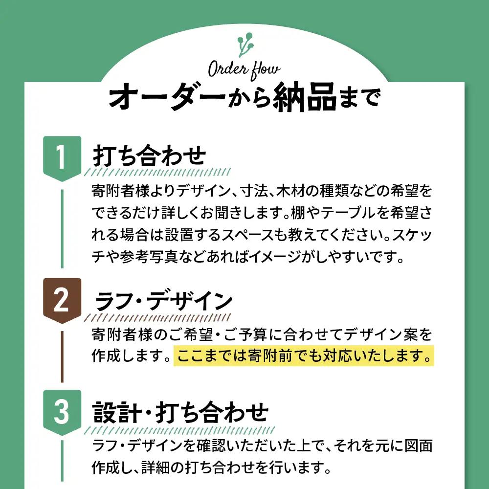 木のものづくりオーダー権#80 ものづくり オーダー 家具 木製 