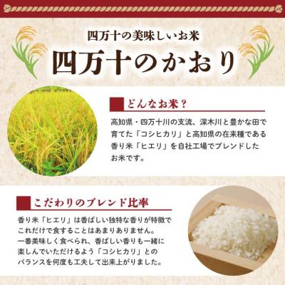 ふるさと納税 四万十市 【令和7年産】香り米入りブレンド米「四万十のかおり」5kg R8 |  | 01