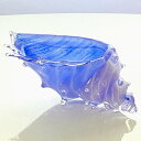 【ふるさと納税】貝の形のガラスの器、青い海の「シェルの器」 | クラフト 民芸 人気 おすすめ 送料無料 貝 シェル ガラスの器 ガラス ブルーの器