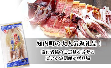 ☆毎月届く☆真いかの一夜干し定期便 全６回＜秋元水産＞【定期便・頒布会特集】