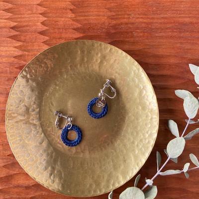 ふるさと納税 岡山市 airy indigo イヤリング