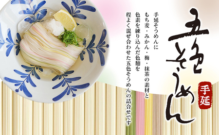 手延五色そうめん3kg T-60