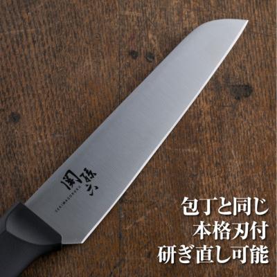 ふるさと納税 関市 <アウトドアに便利な包丁!>■ 関孫六 コンパクトナイフ(サヤ付)120mm ◇貝印 |  | 01