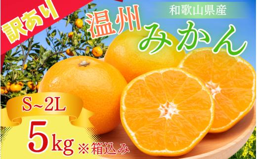  【和歌山県産】訳あり品 温州みかん 5kg※箱込み(早生・中生・晩稲)【S～2Lサイズおまかせ】【2025年10月中旬～2026年1月中旬頃までに順次発送】＜味好農園＞/ 「おてんば娘」みかん 蜜柑 柑橘 温州みかん 訳あり 果物 フルーツ 甘い 果汁溢れる【agy017A】