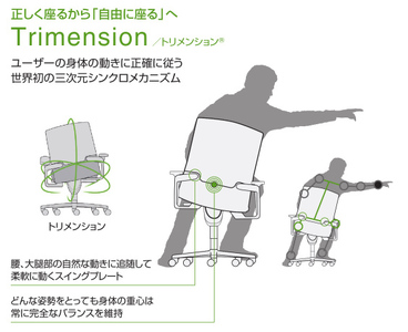 ウィルクハーンチェアー 170レンジ オン(ブラック) ／ヘッドレスト・本革　／在宅ワーク・テレワークにお勧めの椅子