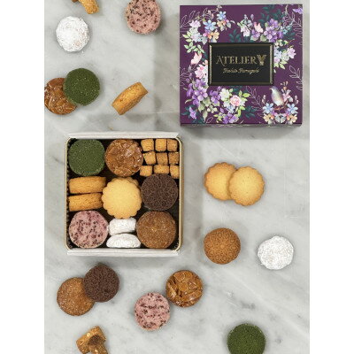 【ふるさと納税】Atelier Y オリジナルクッキー缶　30枚入り【1633205】